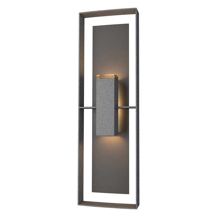Hubbardton Forge 302607-SKT-20-14-ZM0546 Two Light Outdoor Wall Sconce, Coastal Natural Iron