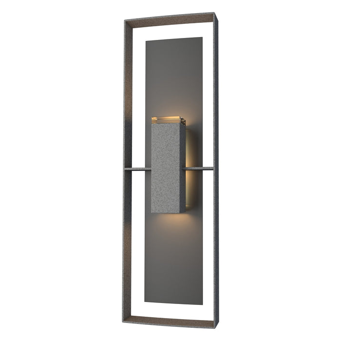 Hubbardton Forge 302607-SKT-20-80-ZM0546 Two Light Outdoor Wall Sconce, Coastal Natural Iron