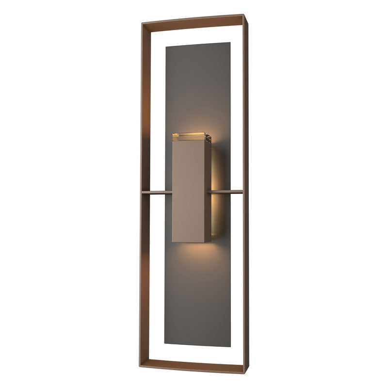 Hubbardton Forge 302607-SKT-75-14-ZM0546 Two Light Outdoor Wall Sconce, Coastal Bronze