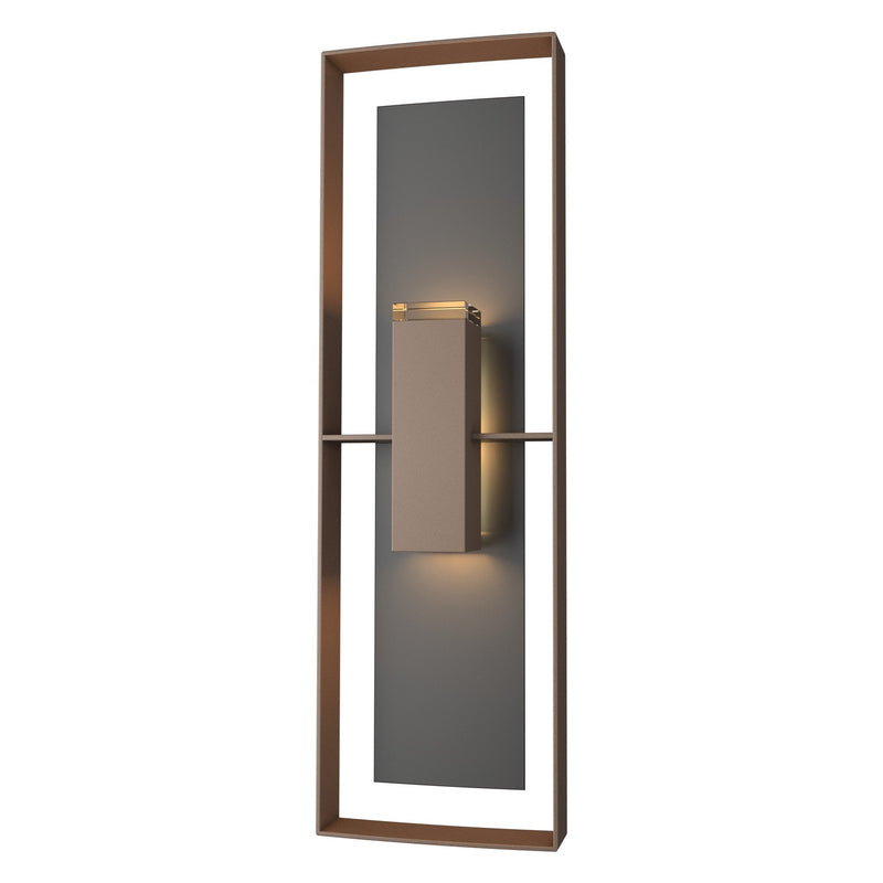 Hubbardton Forge 302607-SKT-75-80-ZM0546 Two Light Outdoor Wall Sconce, Coastal Bronze