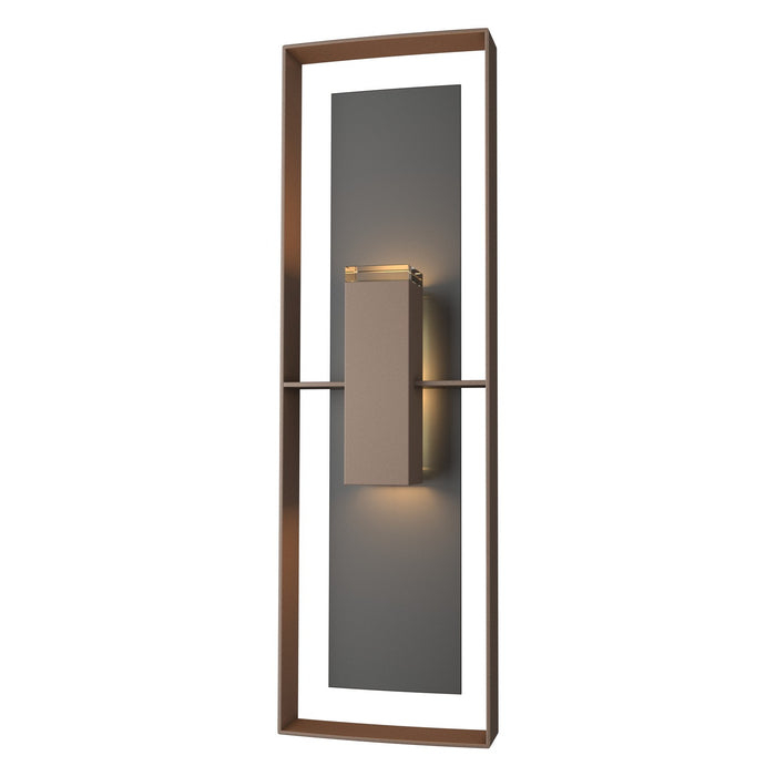 Hubbardton Forge 302607-SKT-75-80-ZM0546 Two Light Outdoor Wall Sconce, Coastal Bronze