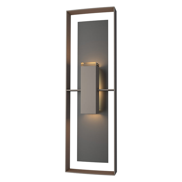 Hubbardton Forge 302607-SKT-77-80-ZM0546 Two Light Outdoor Wall Sconce, Coastal Dark Smoke