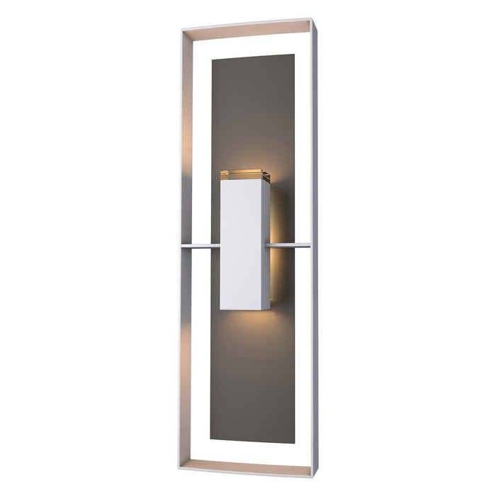 Hubbardton Forge 302607-SKT-78-14-ZM0546 Two Light Outdoor Wall Sconce, Coastal Burnished Steel