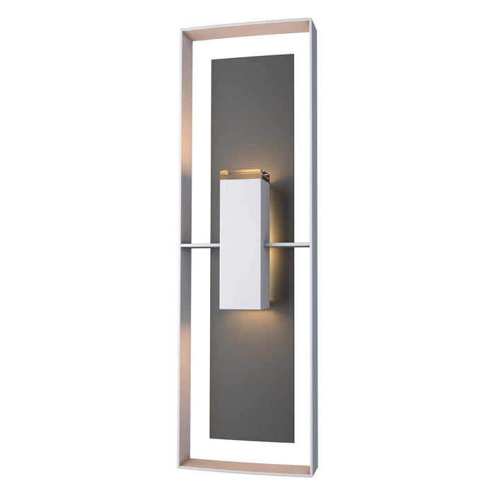 Hubbardton Forge 302607-SKT-78-80-ZM0546 Two Light Outdoor Wall Sconce, Coastal Burnished Steel