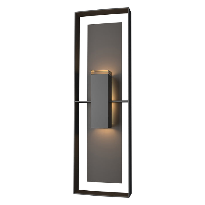 Hubbardton Forge 302607-SKT-80-14-ZM0546 Two Light Outdoor Wall Sconce, Coastal Black