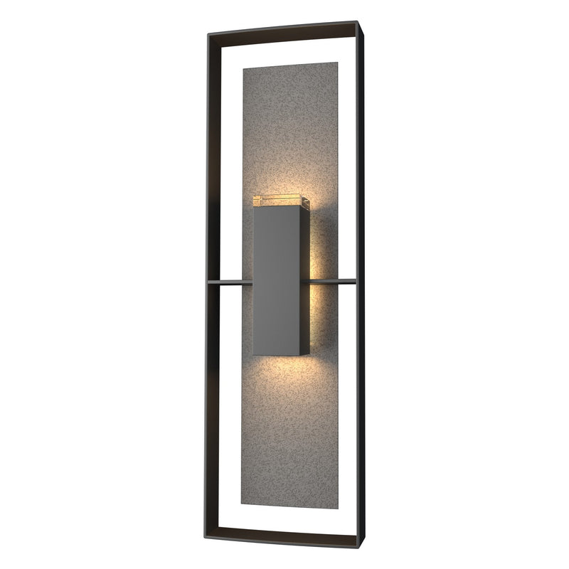 Hubbardton Forge 302607-SKT-80-20-ZM0546 Two Light Outdoor Wall Sconce, Coastal Black