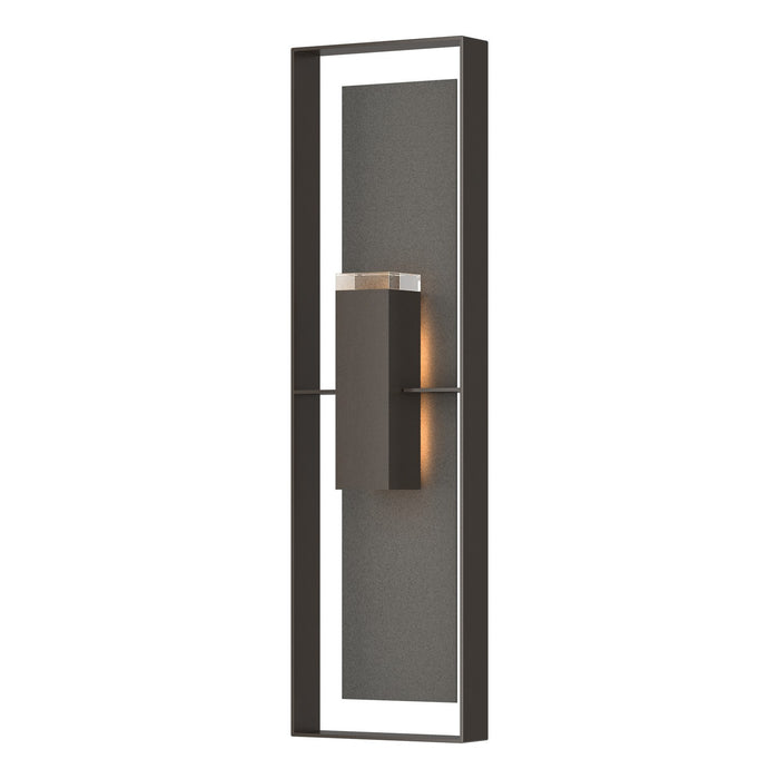 Hubbardton Forge 302608-SKT-14-20-ZM0736 Two Light Outdoor Wall Sconce, Coastal Oil Rubbed Bronze