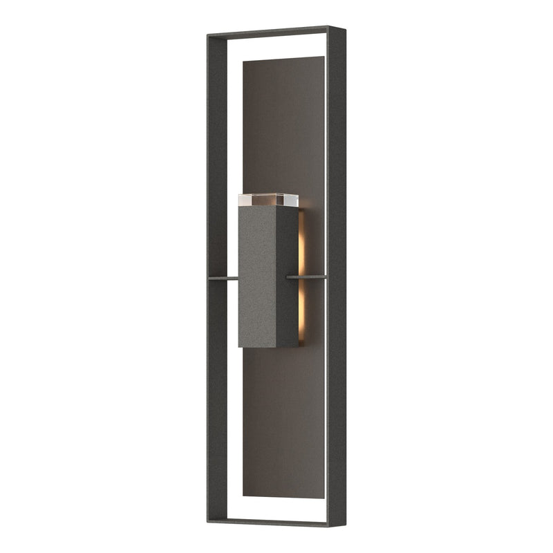 Hubbardton Forge 302608-SKT-20-14-ZM0736 Two Light Outdoor Wall Sconce, Coastal Natural Iron
