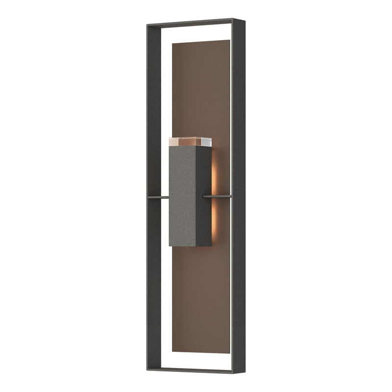 Hubbardton Forge 302608-SKT-20-75-ZM0736 Two Light Outdoor Wall Sconce, Coastal Natural Iron