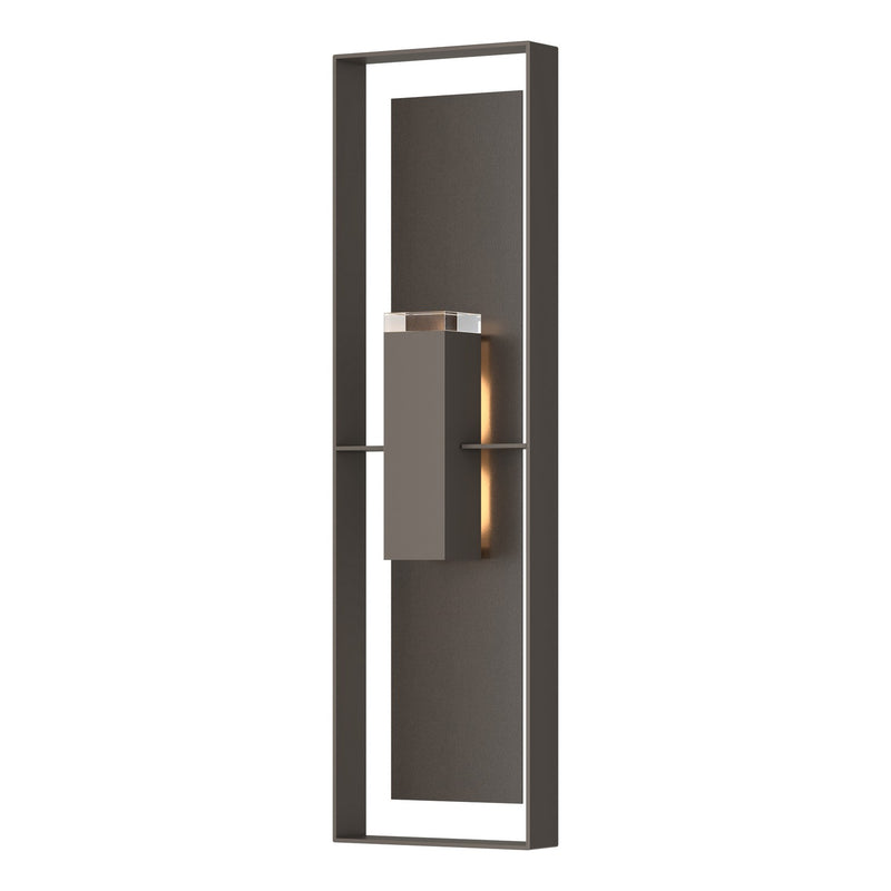 Hubbardton Forge 302608-SKT-77-14-ZM0736 Two Light Outdoor Wall Sconce, Coastal Dark Smoke