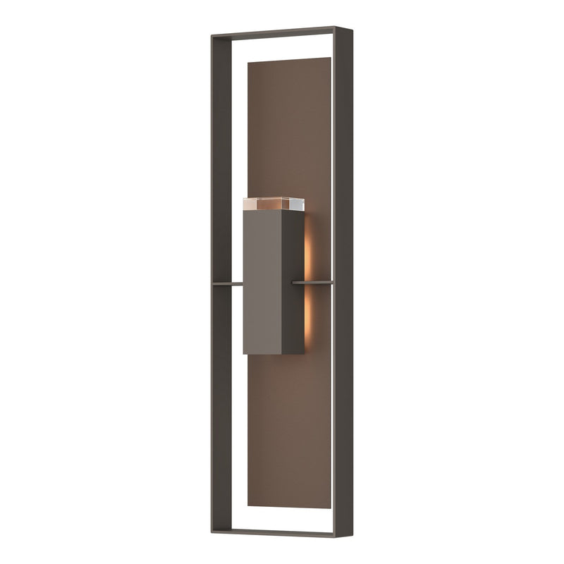Hubbardton Forge 302608-SKT-77-75-ZM0736 Two Light Outdoor Wall Sconce, Coastal Dark Smoke