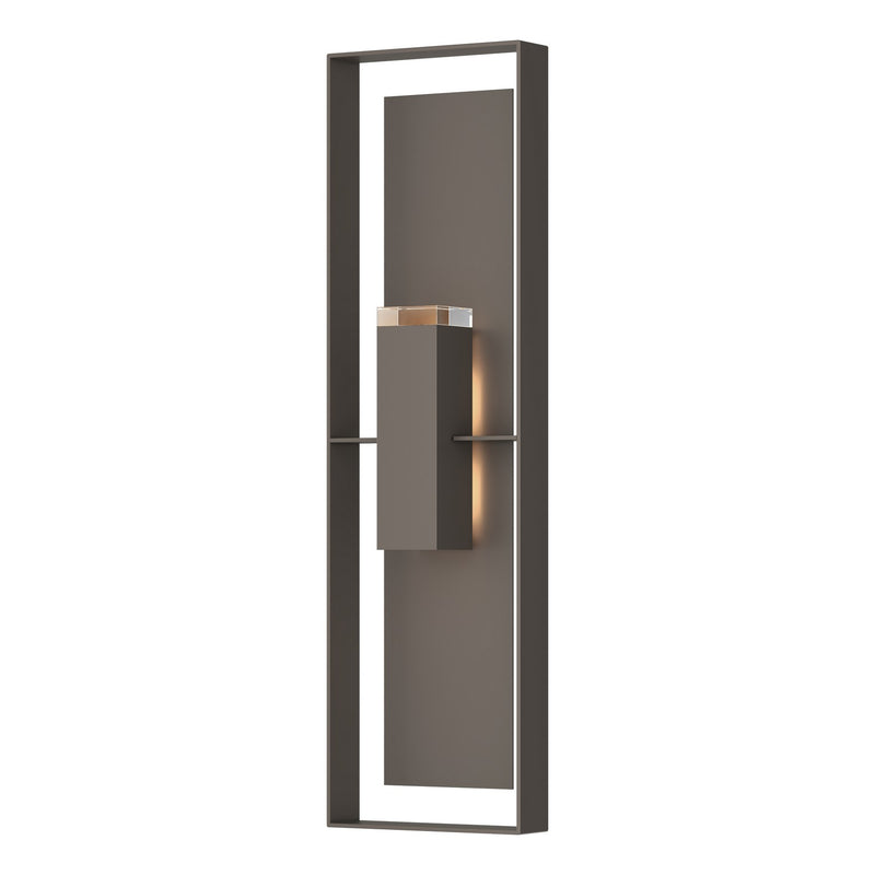 Hubbardton Forge 302608-SKT-77-77-ZM0736 Two Light Outdoor Wall Sconce, Coastal Dark Smoke