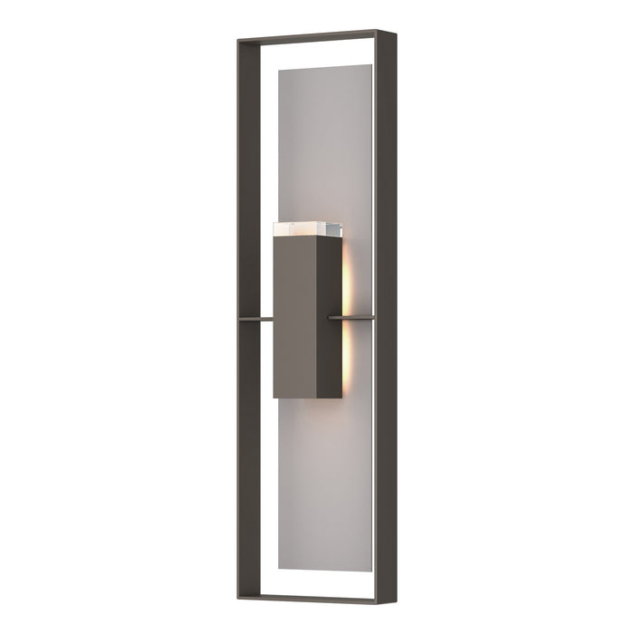 Hubbardton Forge 302608-SKT-77-78-ZM0736 Two Light Outdoor Wall Sconce, Coastal Dark Smoke