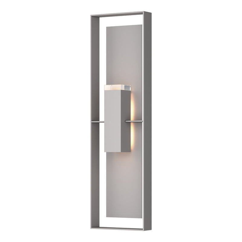 Hubbardton Forge 302608-SKT-78-78-ZM0736 Two Light Outdoor Wall Sconce, Coastal Burnished Steel