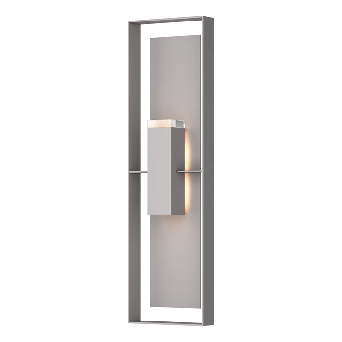 Hubbardton Forge 302608-SKT-78-78-ZM0736 Two Light Outdoor Wall Sconce, Coastal Burnished Steel