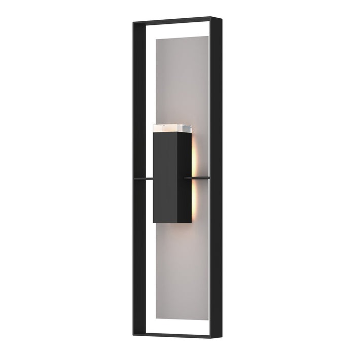 Hubbardton Forge 302608-SKT-80-78-ZM0736 Two Light Outdoor Wall Sconce, Coastal Black