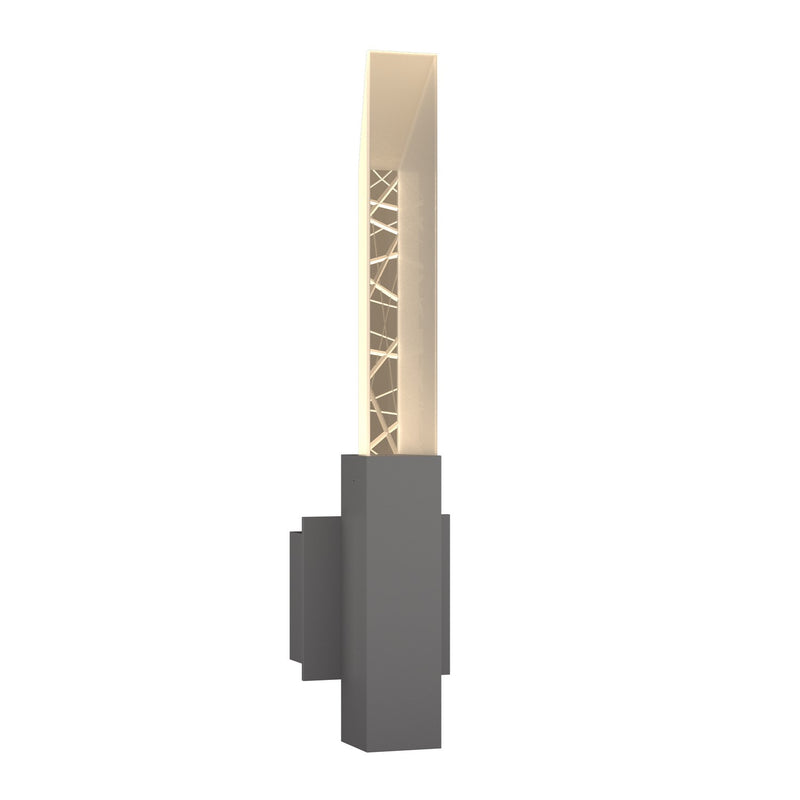 Hubbardton Forge 302620-SKT-78-ZM0618 Two Light Outdoor Wall Sconce, Coastal Burnished Steel