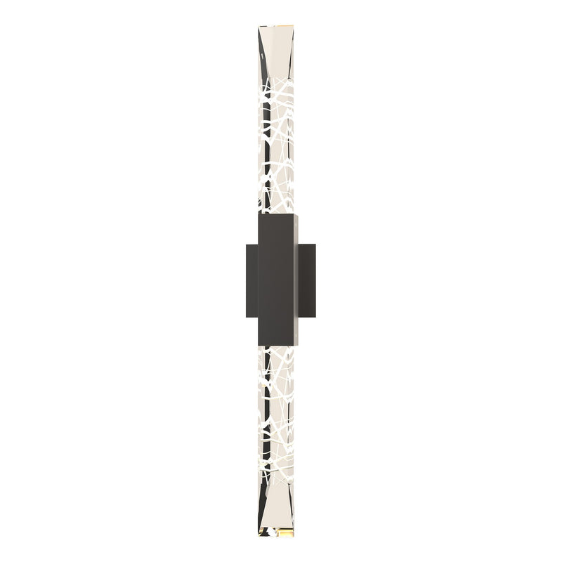 Hubbardton Forge 302623-SKT-14-ZM0618 Two Light Outdoor Wall Sconce, Coastal Oil Rubbed Bronze