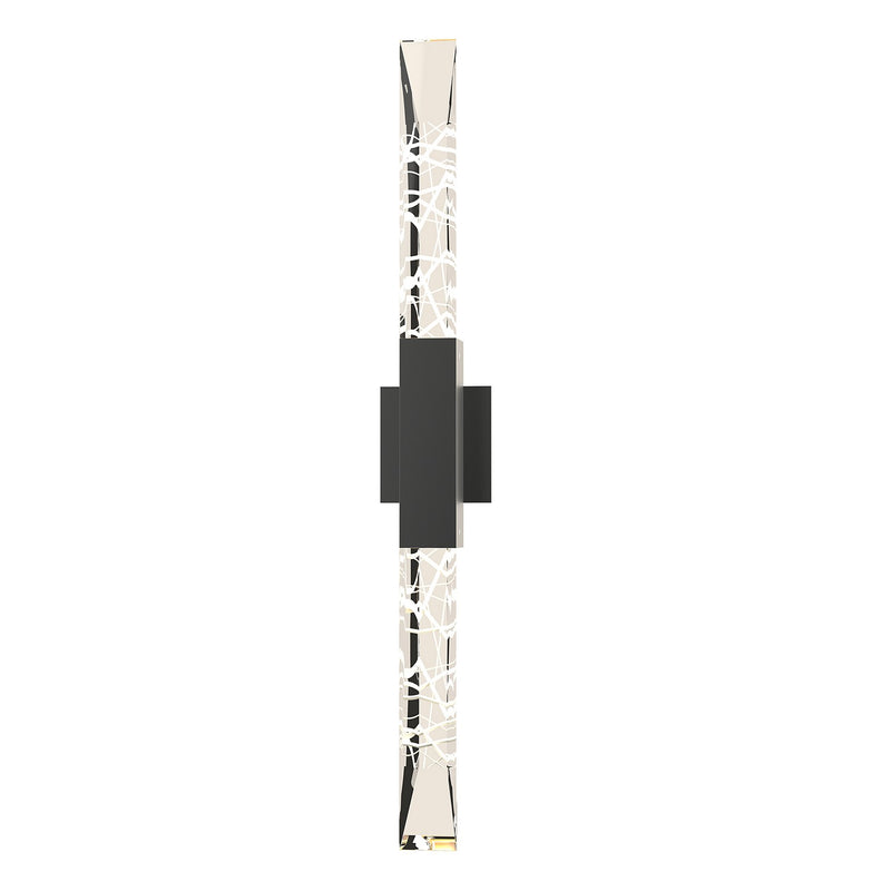 Hubbardton Forge 302623-SKT-80-ZM0618 Two Light Outdoor Wall Sconce, Coastal Black
