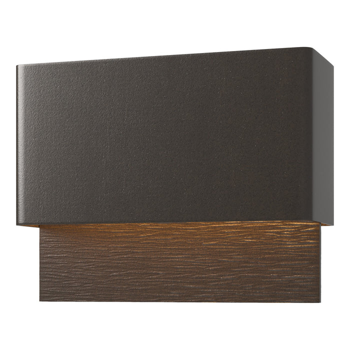 Hubbardton Forge 302630-LED-14-14 LED Outdoor Wall Sconce, Coastal Oil Rubbed Bronze