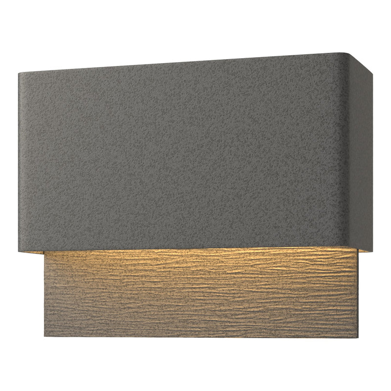 Hubbardton Forge 302630-LED-20-20 LED Outdoor Wall Sconce, Coastal Natural Iron