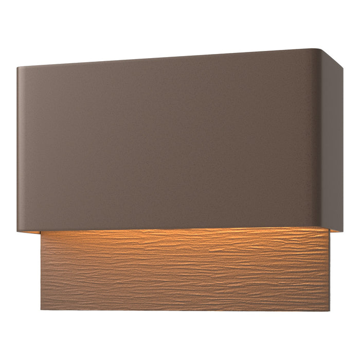 Hubbardton Forge 302630-LED-75-75 LED Outdoor Wall Sconce, Coastal Bronze