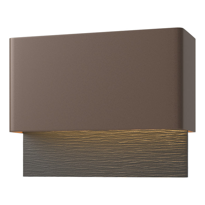 Hubbardton Forge 302630-LED-75-80 LED Outdoor Wall Sconce, Coastal Bronze