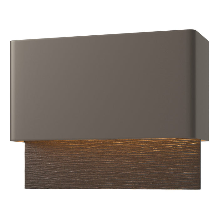 Hubbardton Forge 302630-LED-77-77 LED Outdoor Wall Sconce, Coastal Dark Smoke