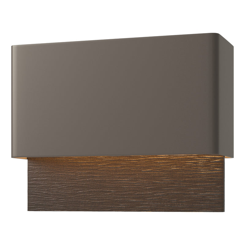Hubbardton Forge 302630-LED-77-14 LED Outdoor Wall Sconce, Coastal Dark Smoke