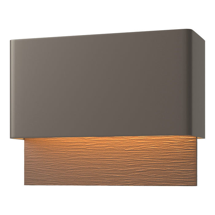 Hubbardton Forge 302630-LED-77-75 LED Outdoor Wall Sconce, Coastal Dark Smoke