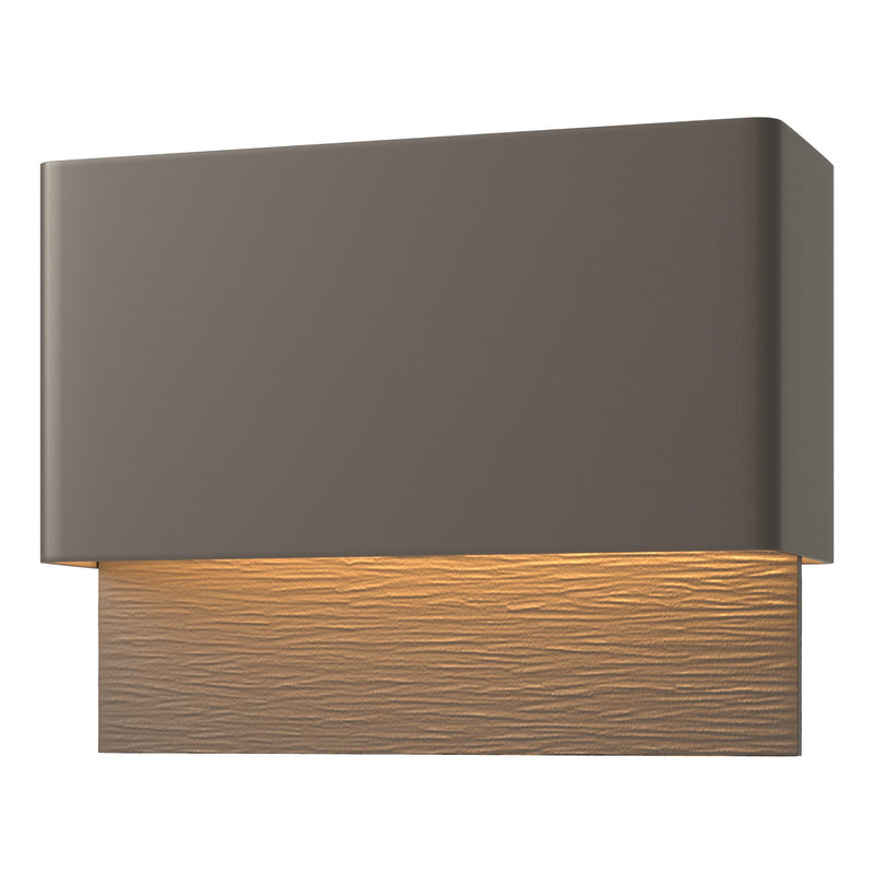 Hubbardton Forge 302630-LED-77-77 LED Outdoor Wall Sconce, Coastal Dark Smoke