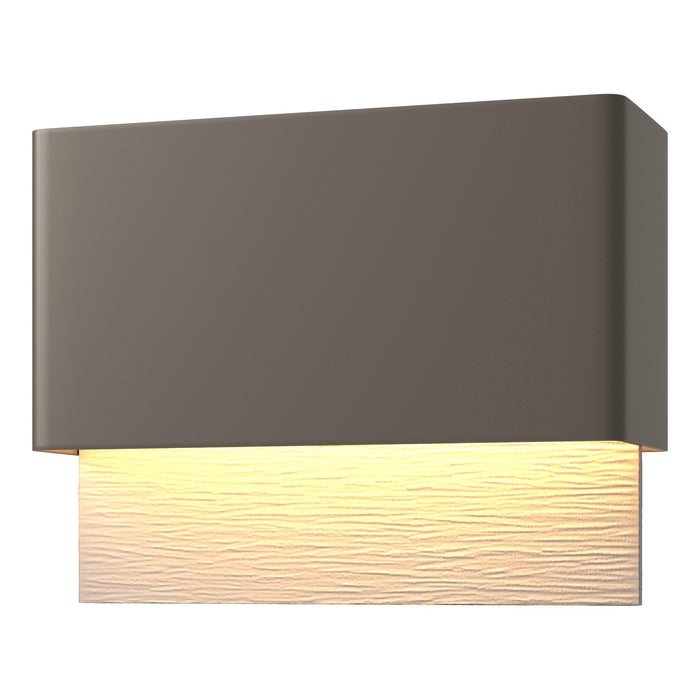 Hubbardton Forge 302630-LED-77-78 LED Outdoor Wall Sconce, Coastal Dark Smoke