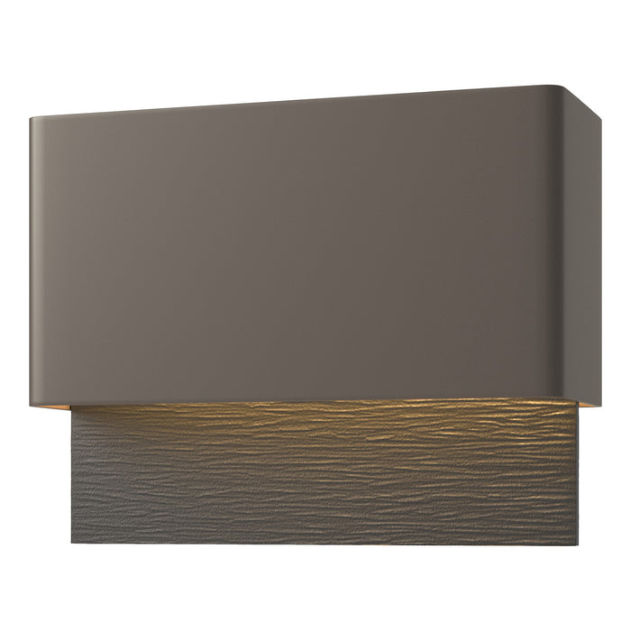 Hubbardton Forge 302630-LED-77-80 LED Outdoor Wall Sconce, Coastal Dark Smoke
