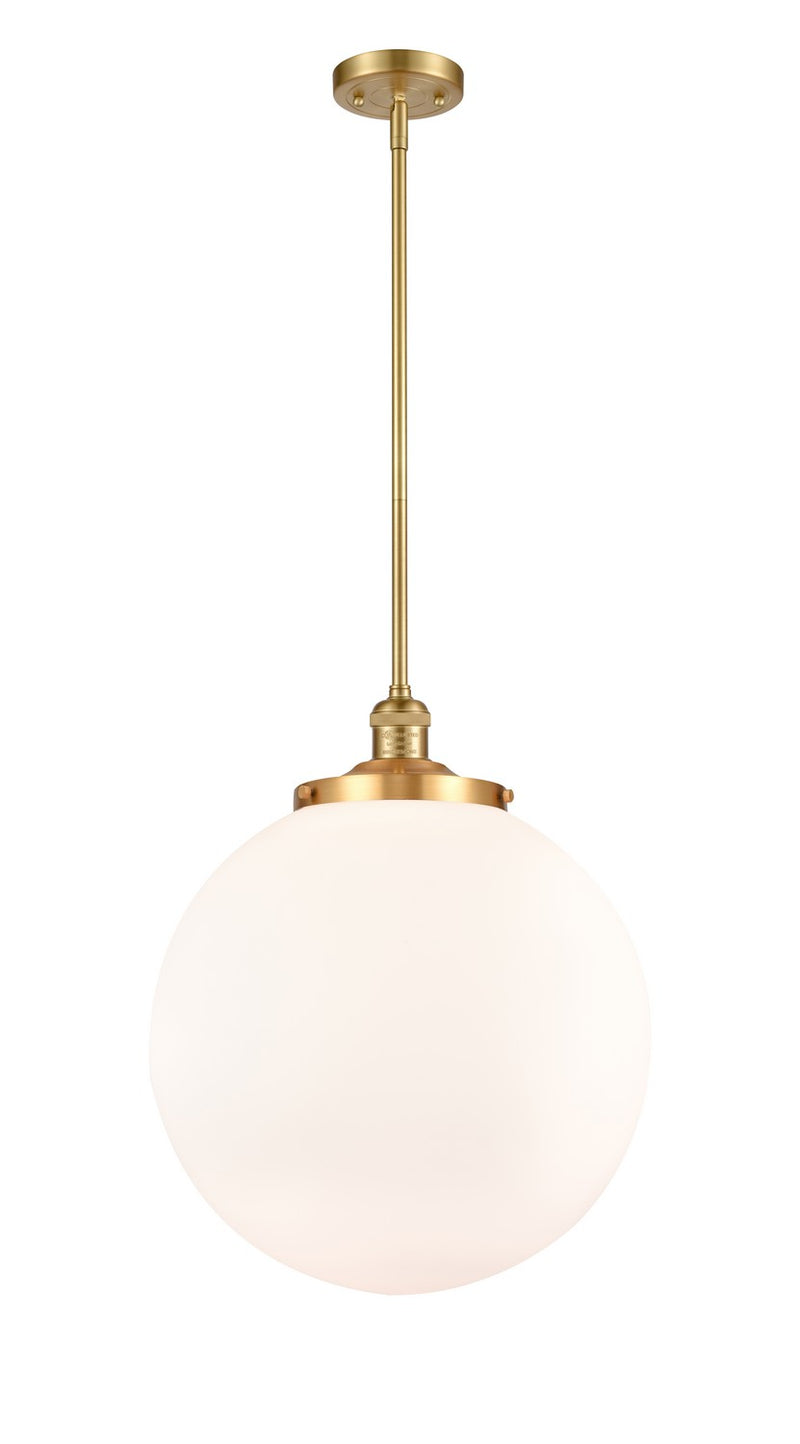 Innovations 201S-SG-G201-16 One Light Pendant, Satin Gold