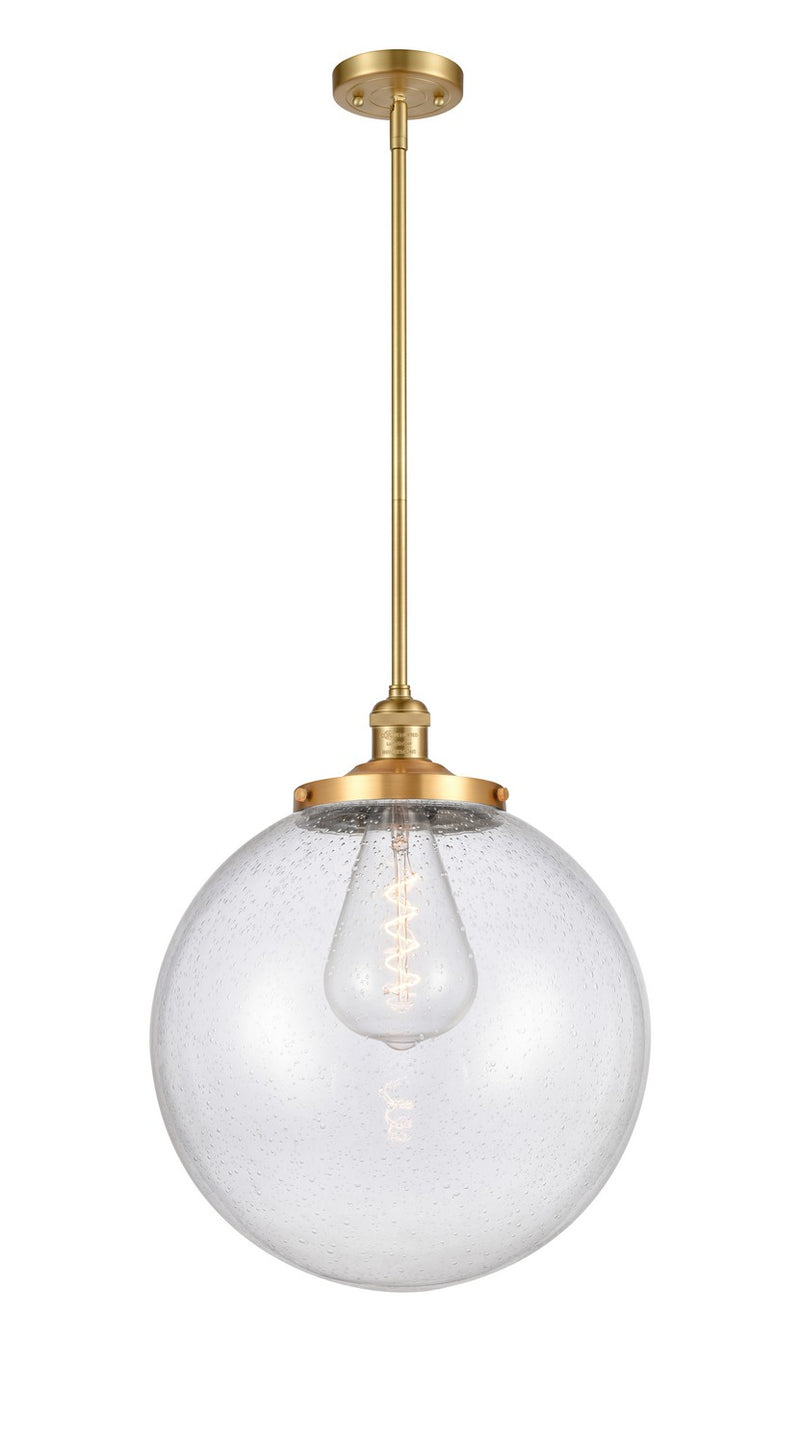 Innovations 201S-SG-G204-16 One Light Pendant, Satin Gold