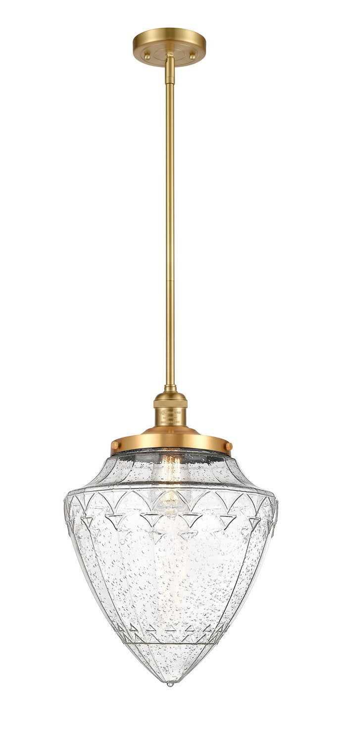 Innovations 201S-SG-G664-12 One Light Mini Pendant, Satin Gold