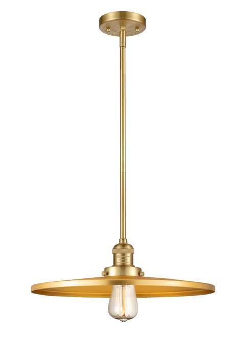 Innovations 201S-SG-MFR-SG-16 One Light Mini Pendant, Satin Gold
