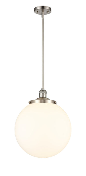 Innovations 201S-SN-G201-14 One Light Pendant, Brushed Satin Nickel