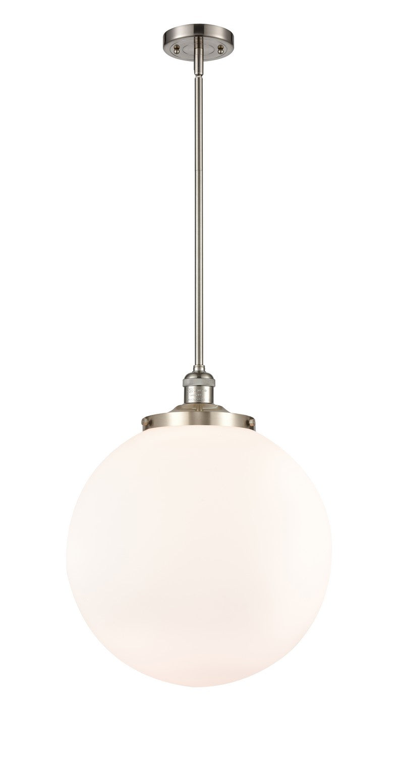 Innovations 201S-SN-G201-16 One Light Pendant, Brushed Satin Nickel