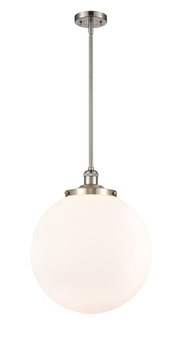 Innovations 201S-SN-G201-16 One Light Pendant, Brushed Satin Nickel