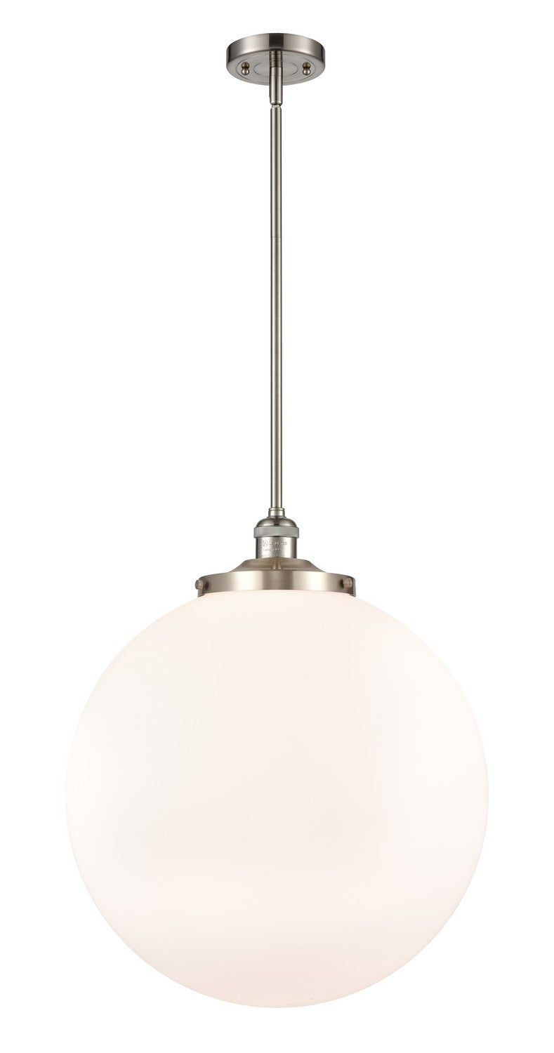 Innovations 201S-SN-G201-18 One Light Pendant, Brushed Satin Nickel