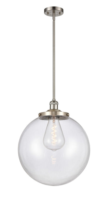 Innovations 201S-SN-G202-16 One Light Pendant, Brushed Satin Nickel