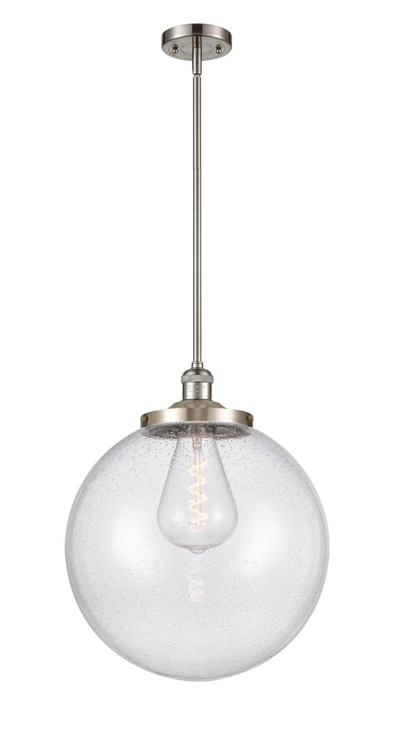 Innovations 201S-SN-G204-16 One Light Pendant, Brushed Satin Nickel
