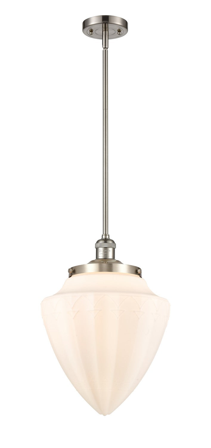 Innovations 201S-SN-G661-12 One Light Mini Pendant, Brushed Satin Nickel