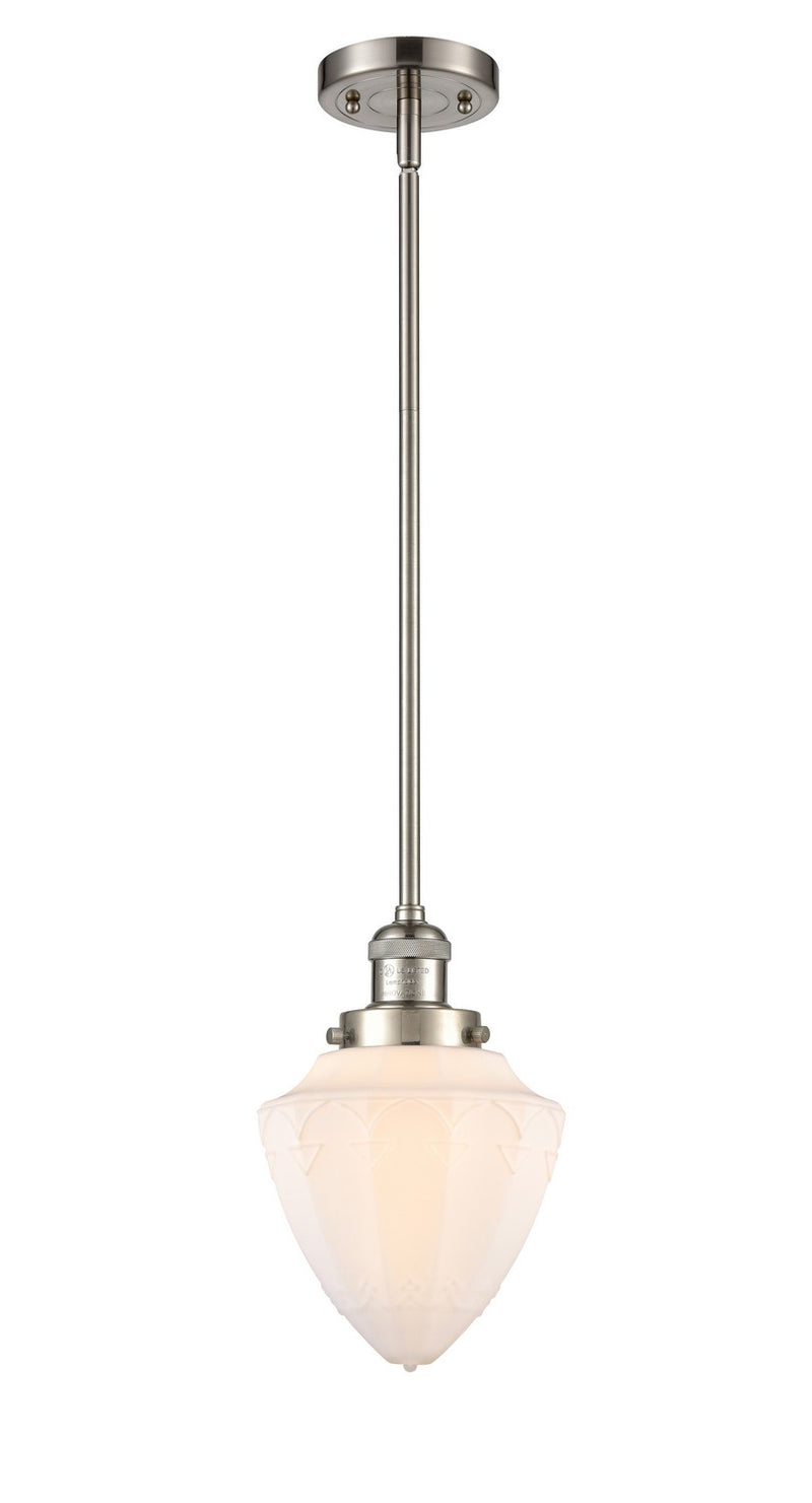 Innovations 201S-SN-G661-7-LED LED Mini Pendant, Brushed Satin Nickel