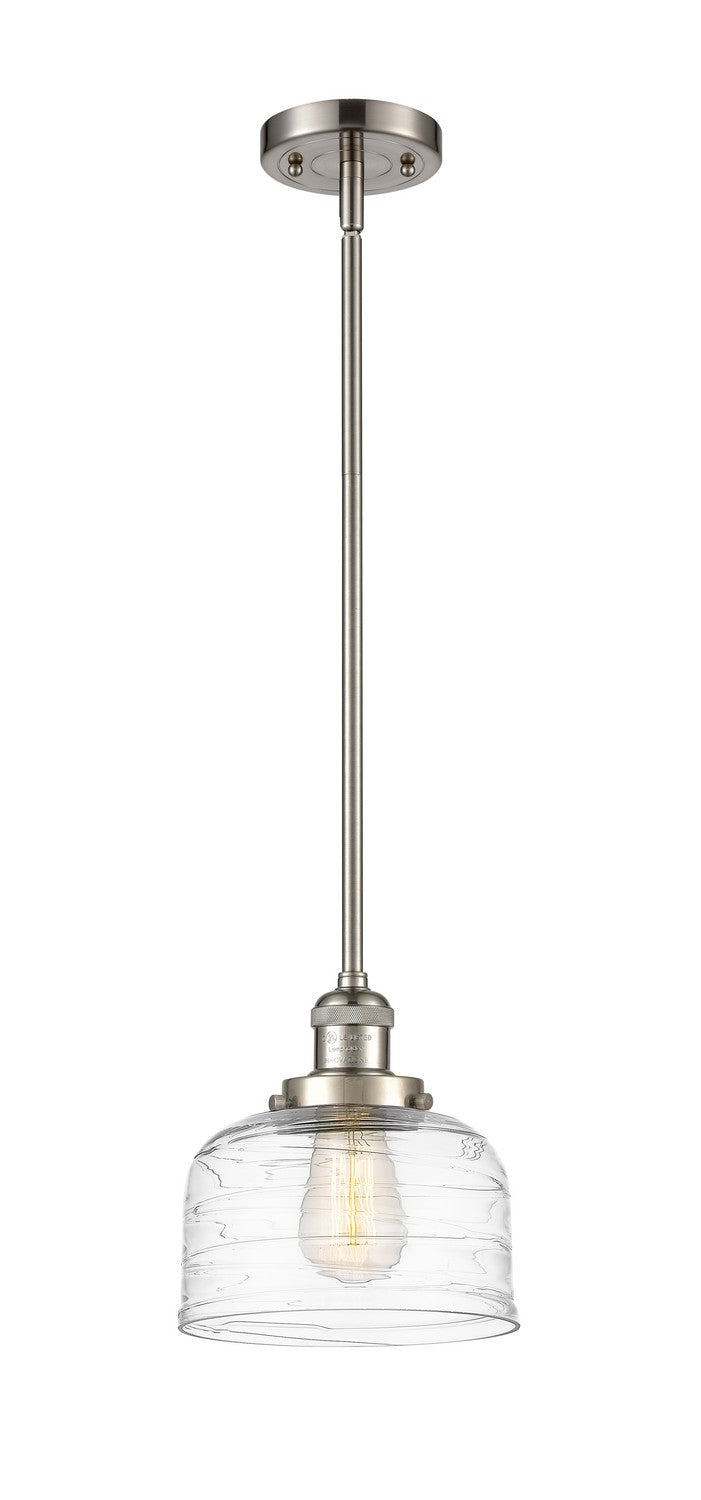 Innovations 201S-SN-G713 One Light Mini Pendant, Brushed Satin Nickel