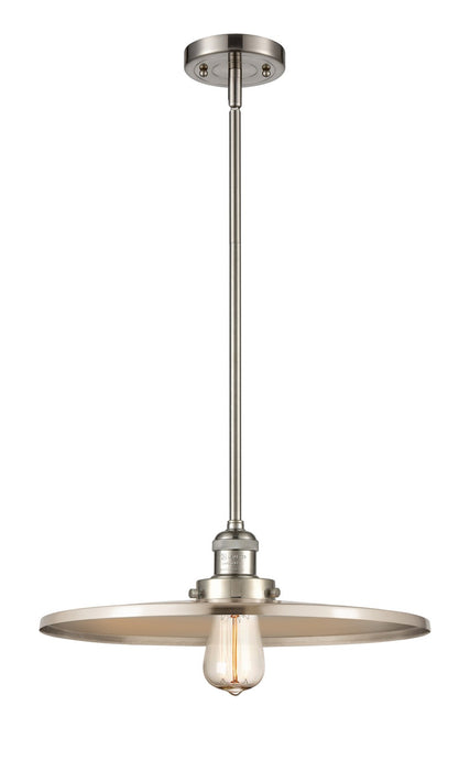 Innovations 201S-SN-MFR-SN-16 One Light Mini Pendant, Brushed Satin Nickel