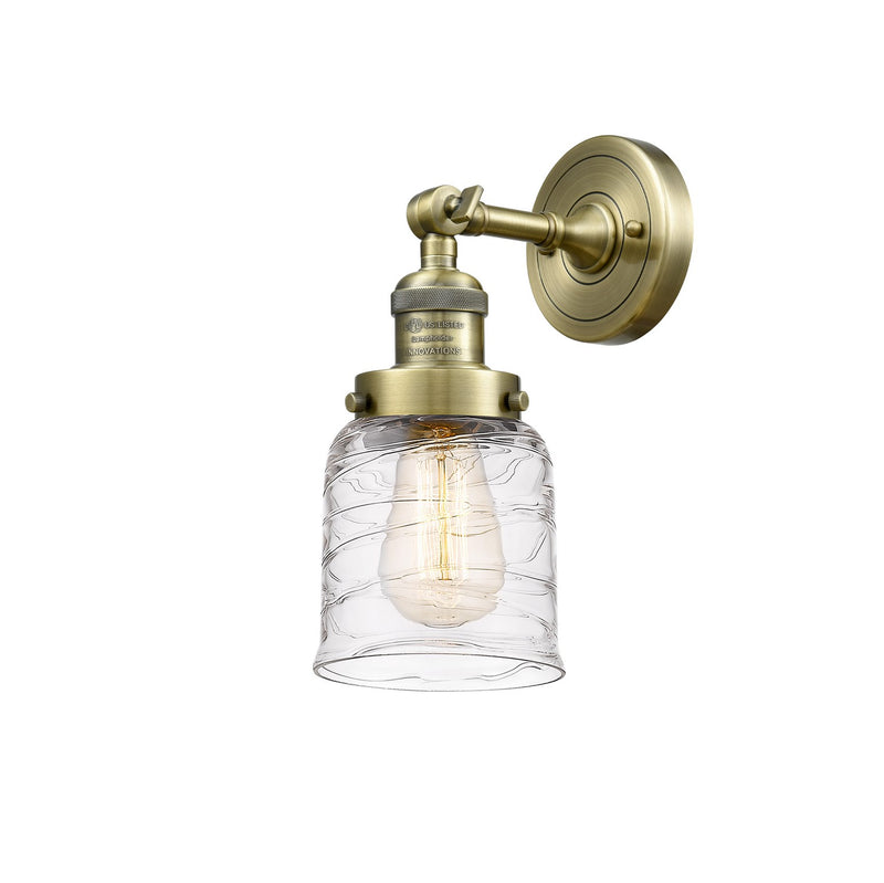 Innovations 203-AB-G513 One Light Wall Sconce, Antique Brass