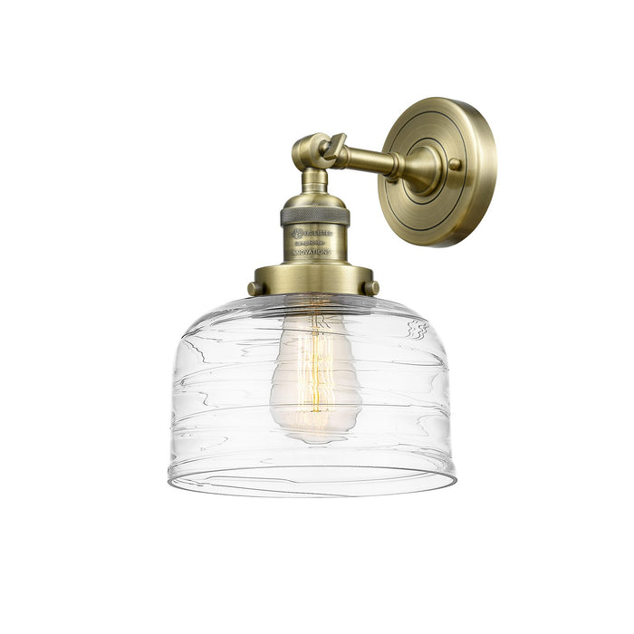 Innovations 203-AB-G713 One Light Wall Sconce, Antique Brass