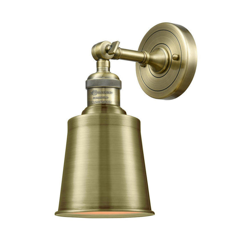 Innovations 203-AB-M9-AB One Light Wall Sconce, Antique Brass